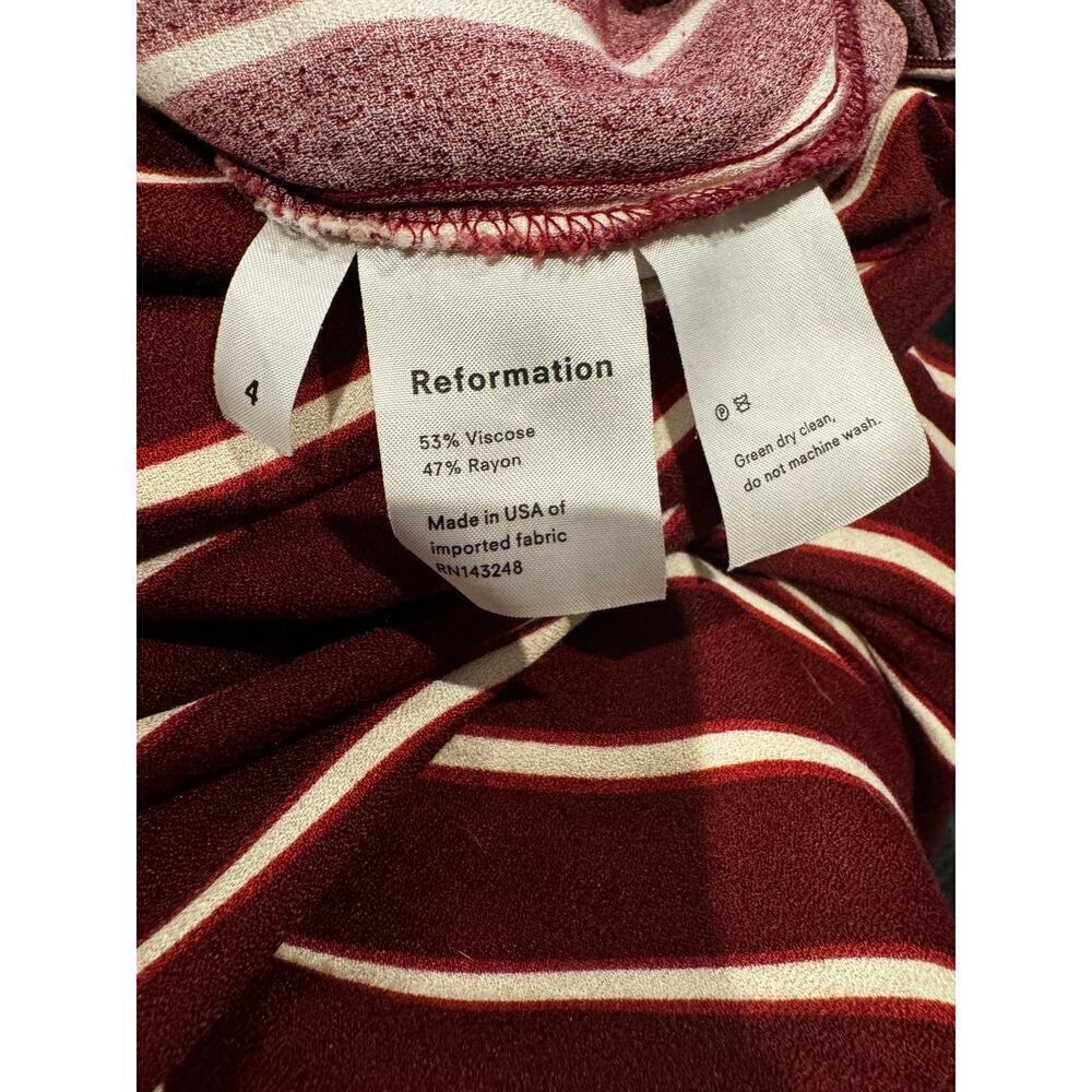 Reformation Guatemala Striped Striped Jumpsuit in Kizmet Size 4 - Picture 5 of 7